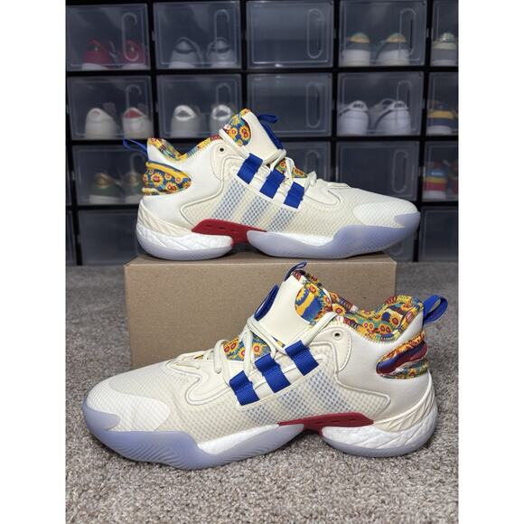 Adidas Sm Byw Select Kansas Jayhawks PE ID3655 Men’s Size 11 Basketball Shoes main image 7
